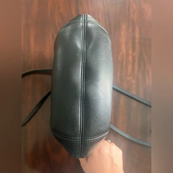 Vintage COACH Black Leather Shoulder Bag Style 9996 – Classic Legacy Collection - Picture 10 of 12